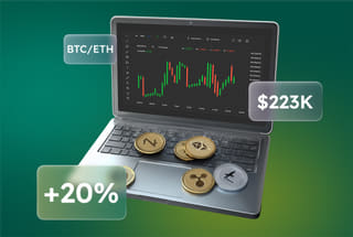 Technology visualisation depicting an AI-driven automated trading system on Crest Rendflow